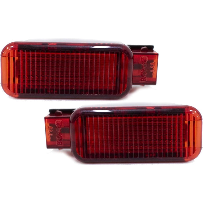 LED Safety Door Lights with Plug & Play Harness – Red for Skoda Octavia RS Mk4 (2021+)