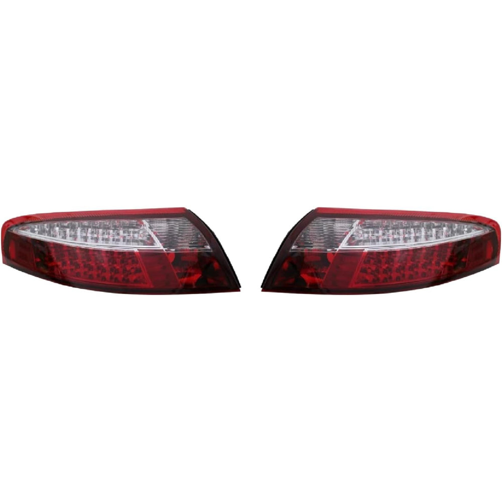LED Rear Lights Assembly Red/Clear Lens – For Porsche 911 996 Carrera (1997–2004 Non-Turbo)