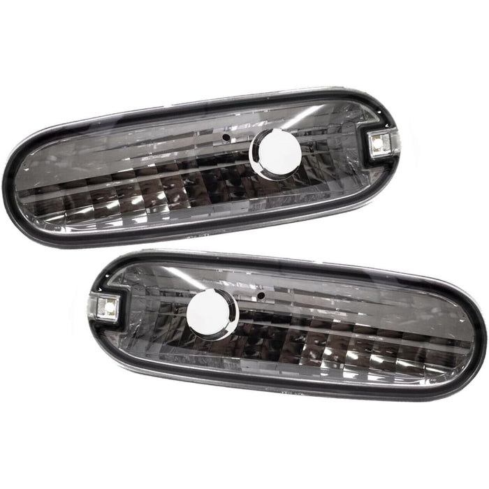 Front Bumper Turn Signal Light Smoke Lens for Volkswagen New Beetle 1998–2005