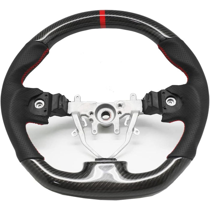 Carbon Perforated Leather Steering Wheel Compatible with Subaru Impreza WRX STI 2008-2014 GR