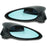 Sport Style Door Mirror Assembly (Black / Blue Lens) – For Honda Fit Gen2 (2007–2014)