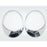 Chrome Headlights Lamp Eye Lid Brows Eyelids Cover Compatible With 1999-2005 Volkswagen New Beetle