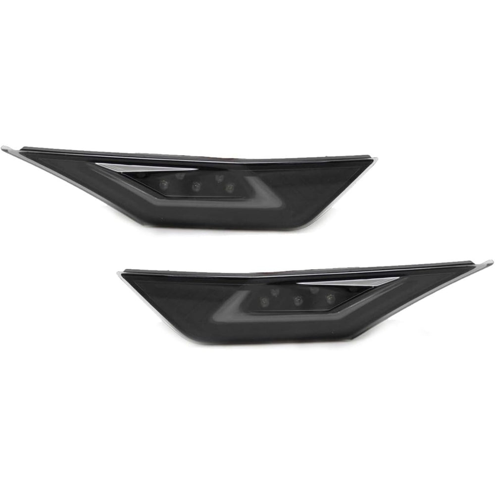Dual Function DRL + LED Side Marker Light Compatible With 2016-2020 Honda Civic Type-R – Smoke Lens