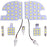 Super Bright Xenon White LED Interior Light Kit (7-Piece) for Toyota GR86 / Subaru BRZ 2022–2023