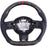 Forged Carbon Fiber Steering Wheel Perforated Leather Red Stitching for Mini Cooper R55 R56 R58 R59 S Mk2 2007–2013