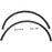 Rear Fender Wheel Arch Extensions with Clips for Smart Fortwo 451 Mk2 2007–2014