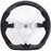 Carbon Fiber Perforated Leather Steering Wheel Red Stitching for Suzuki Jimny 2018–2024