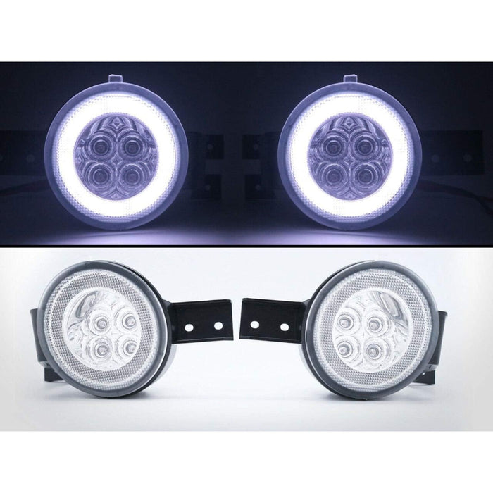 LED Turn Signal Indicator Halo Ring Light Clear Compatible With Mini Cooper R50 R52 R53 S