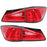 LED Tail Lights Sequential Turn Signal for Lexus IS250 IS350 2006–2012 Red Clear
