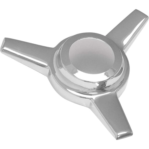 Chrome Plated Wheel Spinner Universal Fit 3-Bar Straight Stud Mount