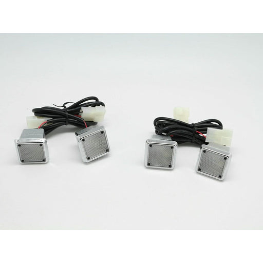 4PCS White LED Welcome Door Courtesy Lights Compatible with 1986-2016 Mercedes-Benz W463 G-Class