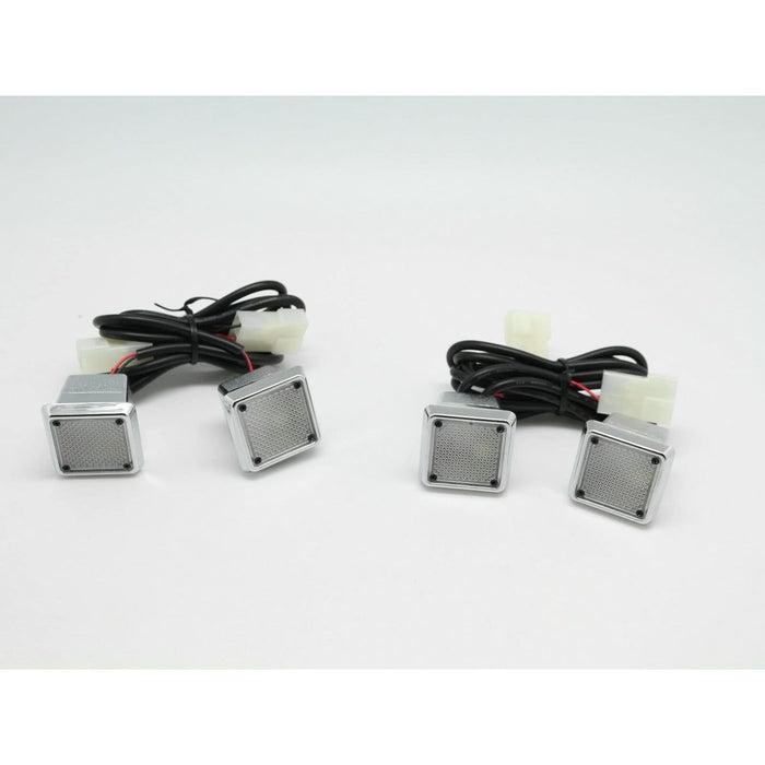 4PCS White LED Welcome Door Courtesy Lights Compatible with 1986-2016 Mercedes-Benz W463 G-Class