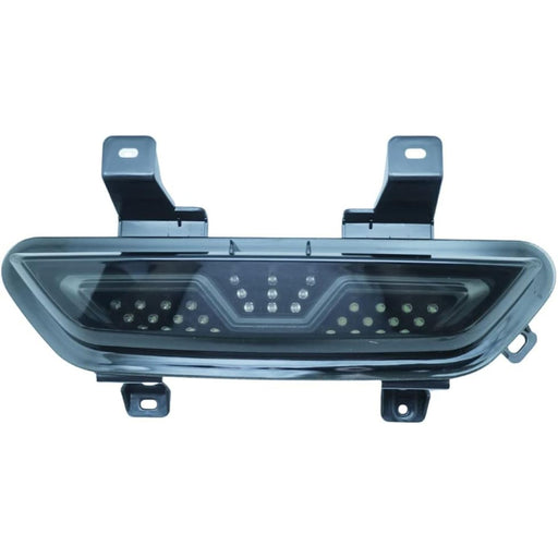 Smoked F1 LED Rear 4th Brake Light Fog Lamp Reverse Light Compatible with Ford Mustang 2015-2017