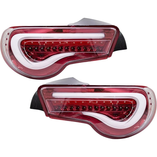 LED Sequential Tail Lights – Clear Lens / Red Housing (2012–2021 Scion FR-S, GT86, BRZ)