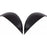 Straight Line Angry Eye Headlight Eyebrow Covers – Gloss Black for MINI F-Series (2014–2023)
