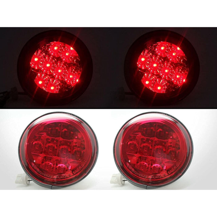 LED Rear Trunk Lights Lamp Pair – Compatible with Lexus IS200 IS300 / Toyota Altezza 1998-2005 – Red Housing