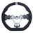 D-Shape Alcantara Steering Wheel With Red Stripe Compatible With Subaru WRX / STI (2015–2020)