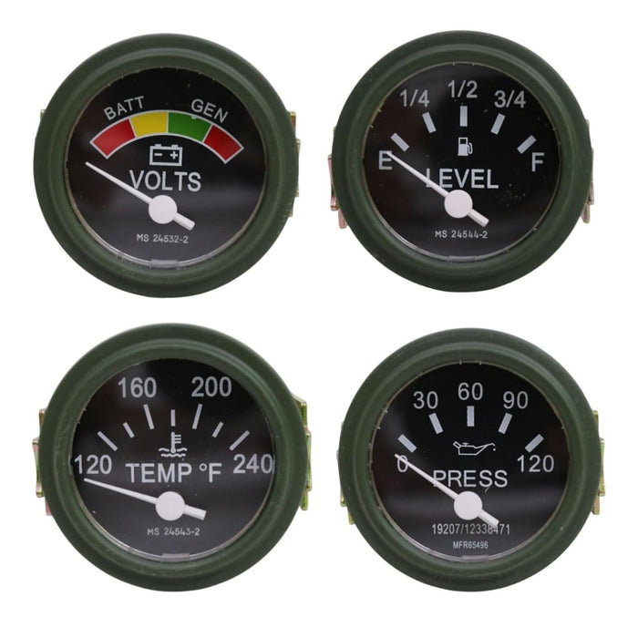 Humvee Green 4-Gauge Set – Military Equipment Replacement for M998 / M1123 / M1045