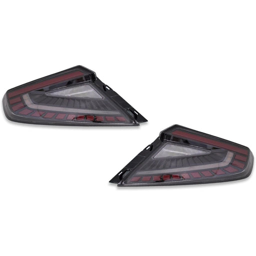 LED Tail Lights with Sequential Indicator & Startup Animation (Red / Clear Lens) – For Subaru WRX VB (2022–2026)