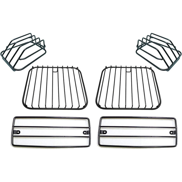 6X Headlight Rear Light Indicator Guards for Mercedes-Benz W463 G Class – Combo Set