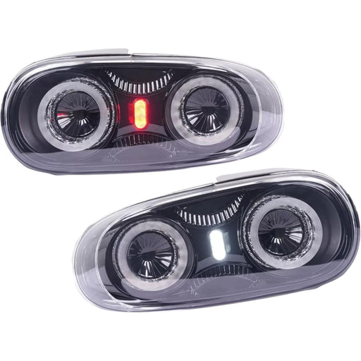 LED Halo Tail Lights with Greeting Animation – Clear Lens (2006–2015 Mazda MX-5 Miata NC)