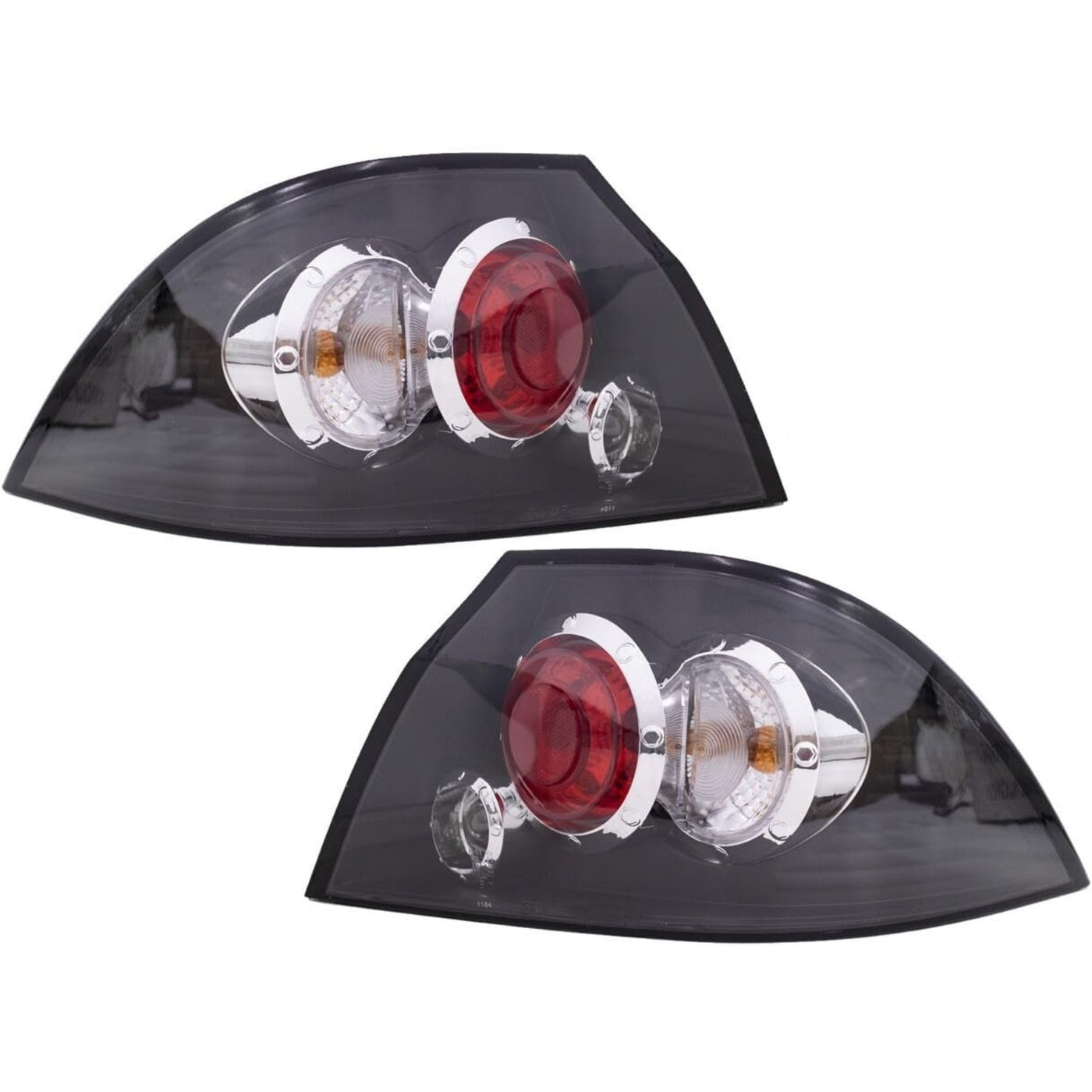 Clear Lens Black Housing LED Tail Lights – For Mitsubishi Lancer ES ...