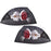 Clear Lens Black Housing LED Tail Lights – For Mitsubishi Lancer ES / OZ Rally / LS (2004–2006)