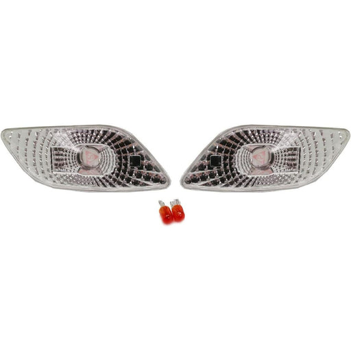 Clear Lens Side Marker Indicators Reflector Compatible with 2002-2003 Subaru Impreza WRX STI