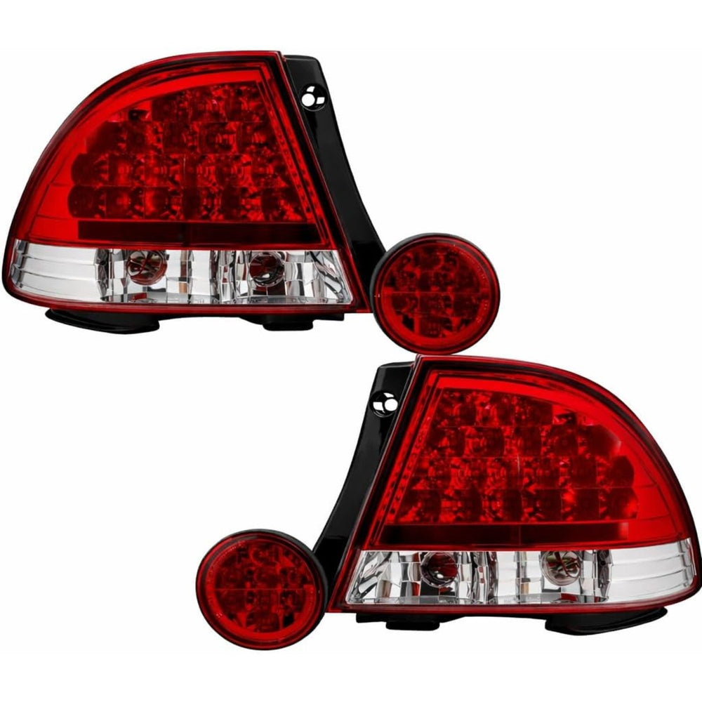 LED Clear Tail Lights with Rear Trunk LED Fog Lights – For Lexus IS200 / IS300 (1998–2005)