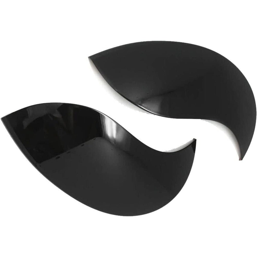 Aggressive Headlight Eyebrows Eyelid Covers Gloss Black ABS Compatible with 2014-2021 Mini Cooper F55 F56 F57 Gen.3