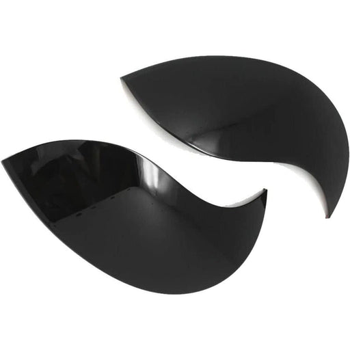 Aggressive Headlight Eyebrows Eyelid Covers Gloss Black ABS Compatible with 2014-2021 Mini Cooper F55 F56 F57 Gen.3