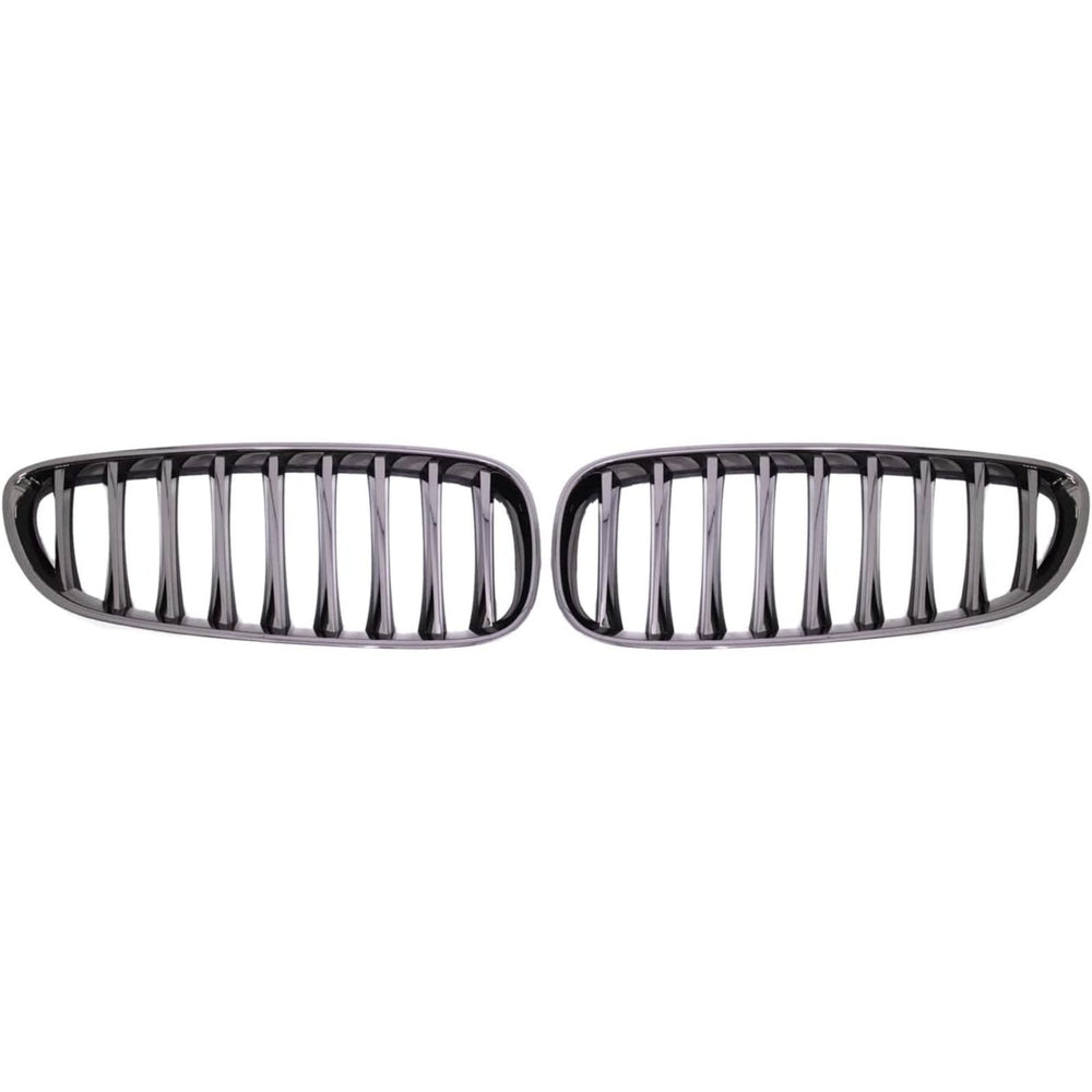 Front Chrome Black Kidney Grille Replacement Compatible with BMW Z4 E89 Mk2 2009-2016