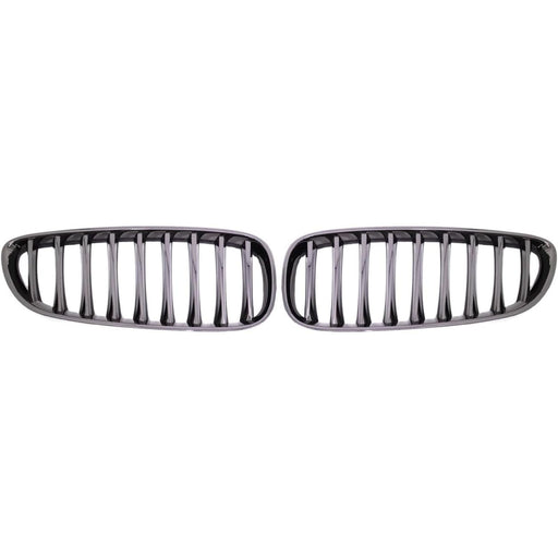Front Chrome Black Kidney Grille Replacement Compatible with BMW Z4 E89 Mk2 2009-2016