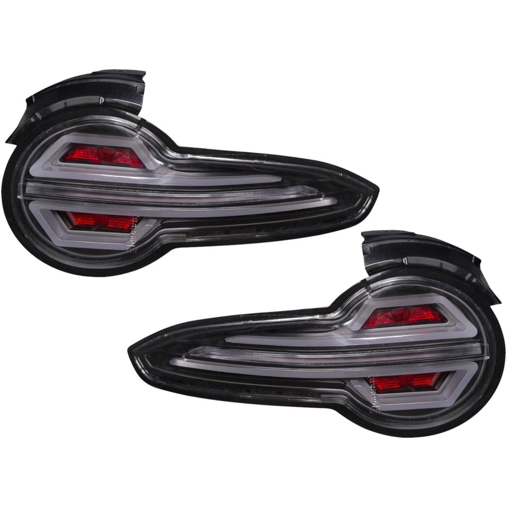 Black Full LED Tail Lights with Sequential Indicator for Mazda MX-5 Miata ND 2015–2023