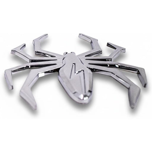 Exclusive Metalhead Collection Chrome Spider Emblem – All Metal Car Badge