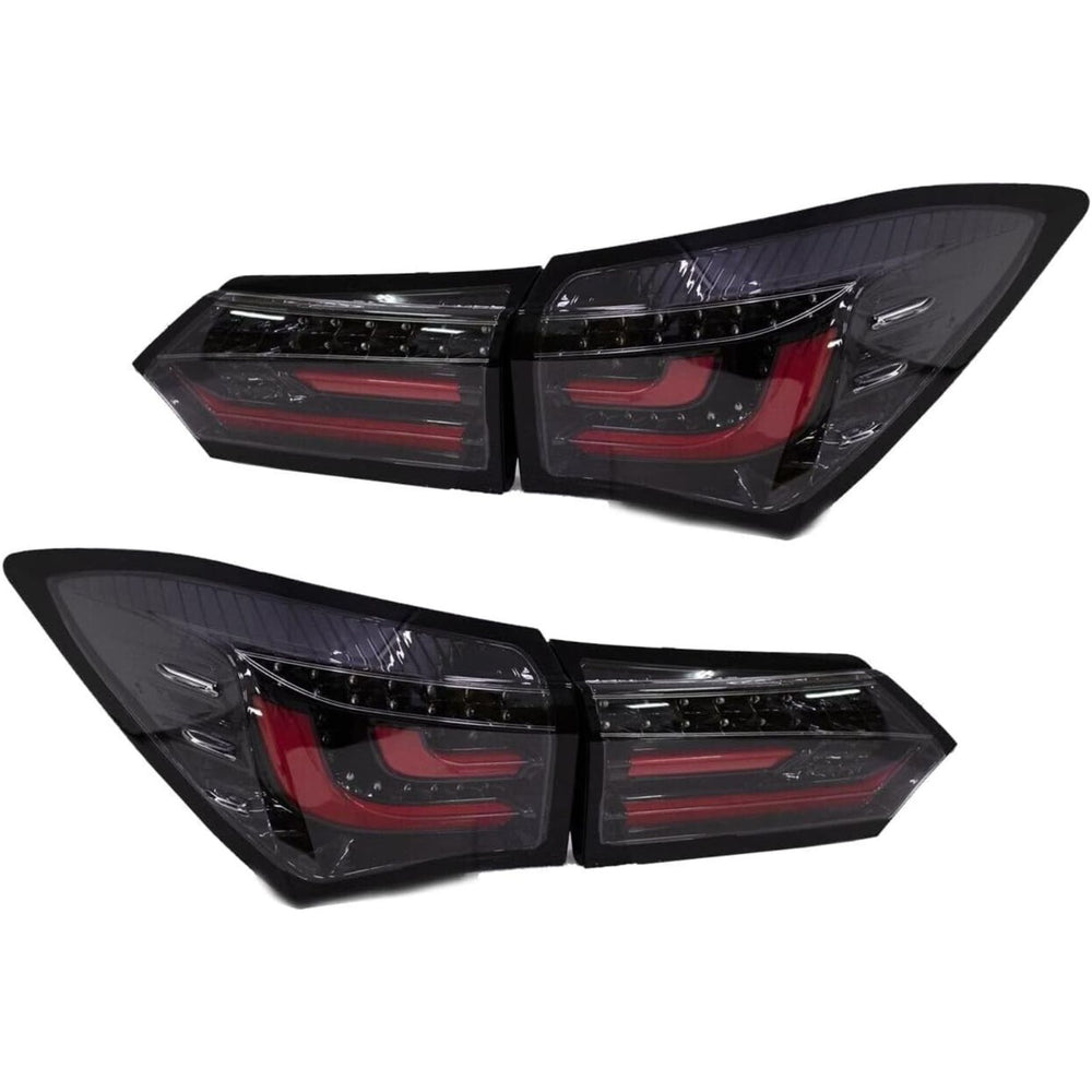 LED Tail Lights Red/Black for Toyota Corolla / Corolla Altis 2014–2018 (JDM/Euro Spec)