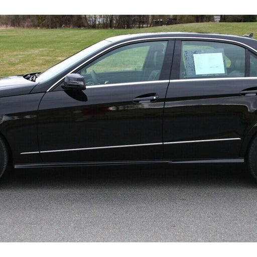 Chrome Door Lower Molding Trims 6pc Set for Mercedes-Benz E-Class W212 2009–2016