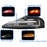 LED Tail Lights with Sequential Amber Signals for Porsche Boxster 986 (1997–2004) White Bar / Black Housing