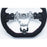 D-Shape Alcantara Steering Wheel With Red Stripe Compatible With Subaru WRX / STI (2015–2020)