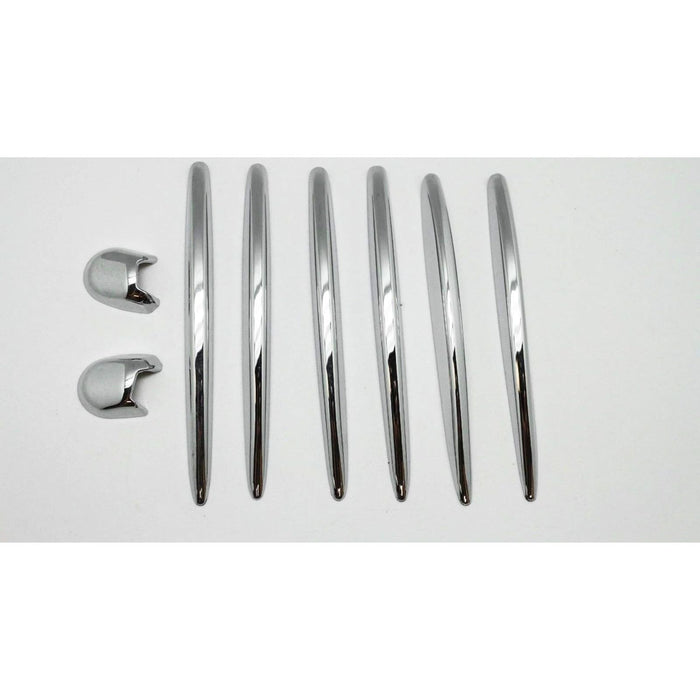 Chrome Hood Vent Fin+Nozzle Cover Trim for Mercedes Benz W164 X164 ML350 GL450