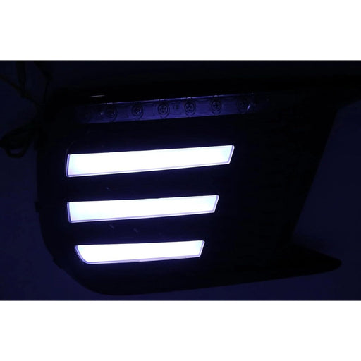 Triple LED Bezel Kit – For Subaru WRX/STI (2018–2021) with Sequential Turn Signal & Triple Stripe Daytime Running Lights