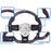 Aluminum Nappa Leather Steering Wheel Red Stitching for Mini Cooper F54 F55 F56 F57 F60 LCI2