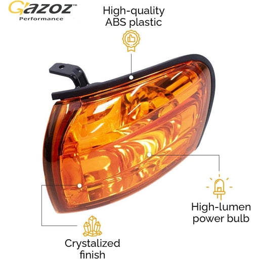 Crystal Amber Corner Lights (E-Mark) for Subaru Impreza GC8 / CC8A / Outback (1992–2000)
