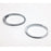 Chrome Front Fog Light Cover Trim – Silver for Mercedes-Benz SLK R171 (2004–2008 Pre-Facelift)