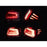 Red LED Tail Light Assembly for Subaru Crosstrek XV Impreza 2012–2017