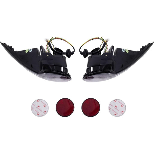Black Full LED Tail Lights with Sequential Indicator for Mazda MX-5 Miata ND 2015–2023