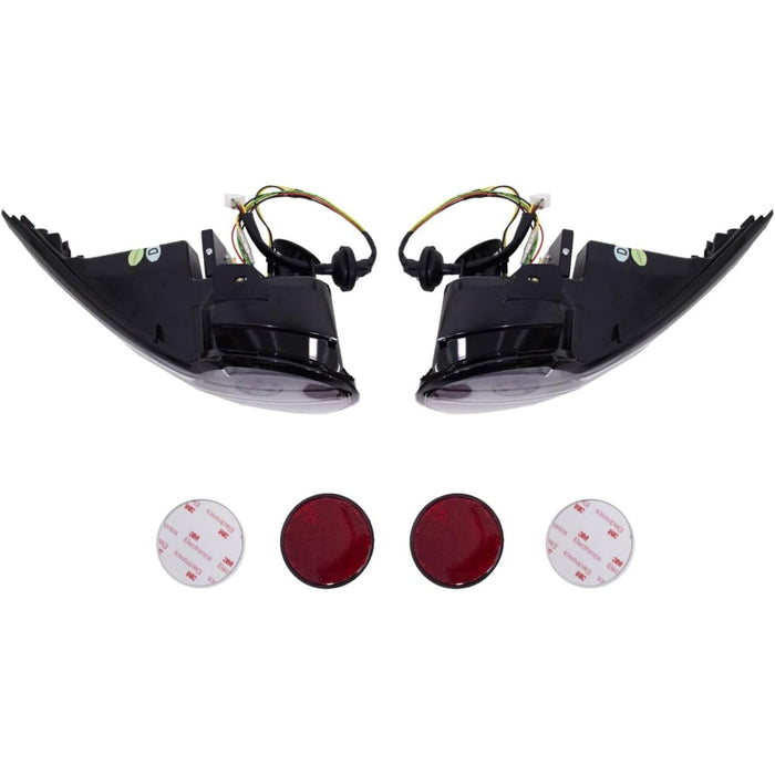 Black Full LED Tail Lights with Sequential Indicator for Mazda MX-5 Miata ND 2015–2023