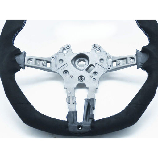 Carbon Fiber Suede Alcantara Steering Wheel Compatible With BMW M Series (F87 / F80 / F82 / F85 / F86)