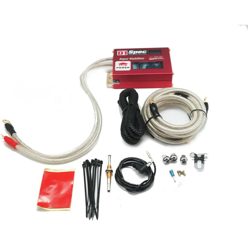 D1 Spec Ground Wire Kit with Voltage Stabilizer & LED Display – Universal Performance Earthing System