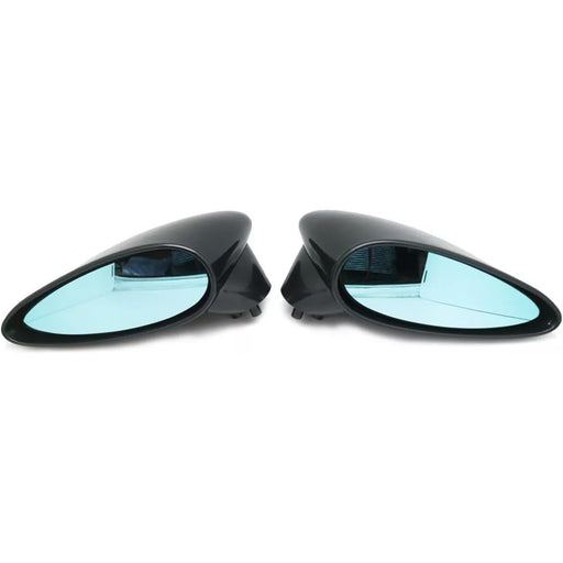 Sport Style Door Mirror Assembly (Black / Blue Lens) – For Honda Fit Gen2 (2007–2014)